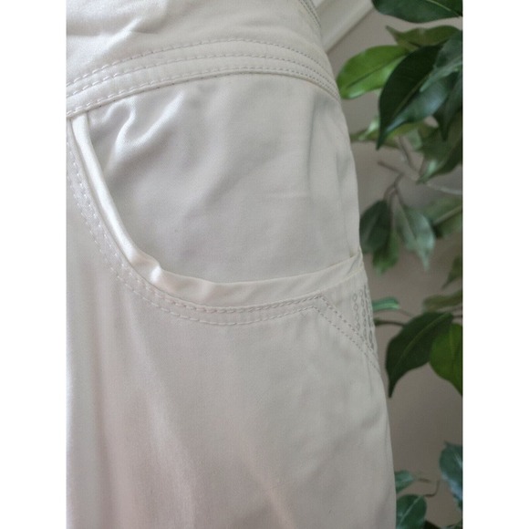 Solo Hoda White Women's Cotton Dress Staight Leg Casual Pant Size 8 - Picture 2 of 11